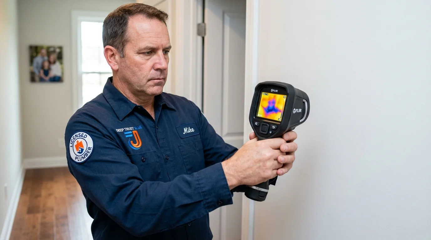 Thermal imaging leak detection by Johns Plumbing LLC in Suquamish